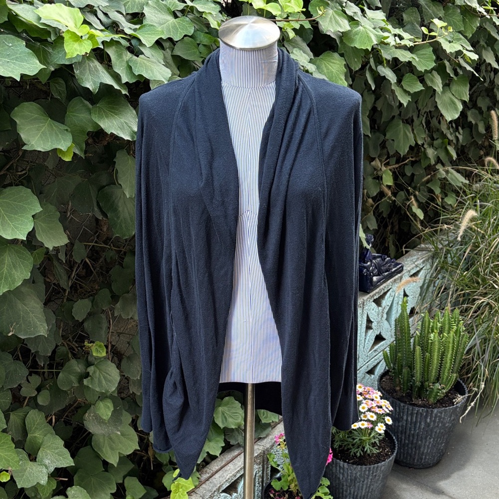 Michael Kors Women’s Open-Front Black Sweater Cardigan